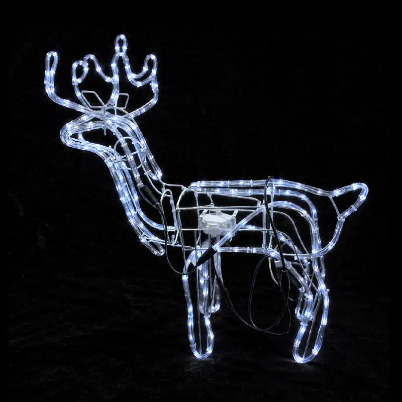 Décoration lumineuse de renne 3D